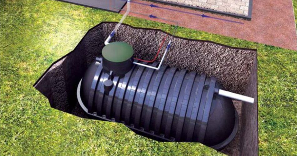 نصب مخزن آب دفنی