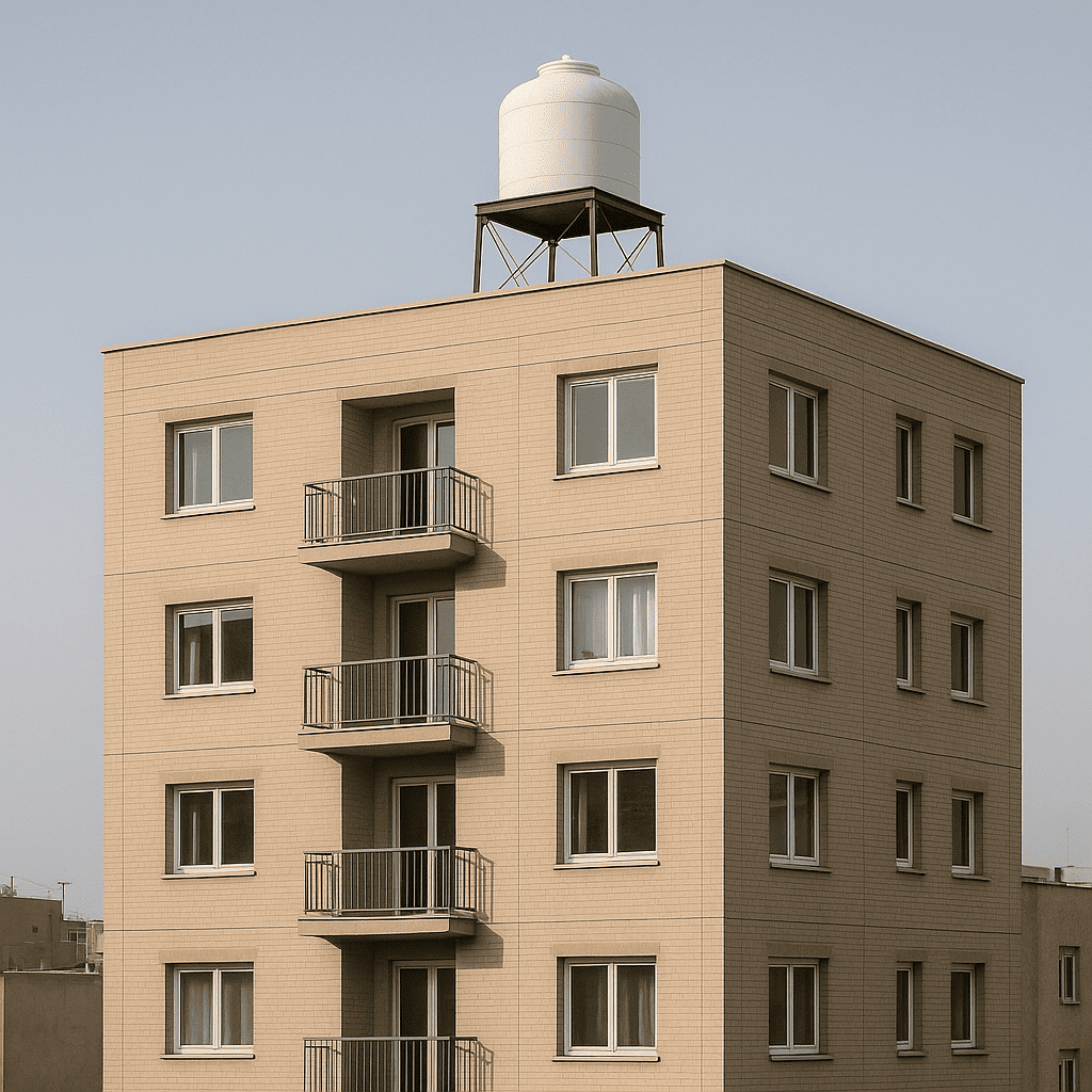 علت نرسیدن آب به طبقات بالا